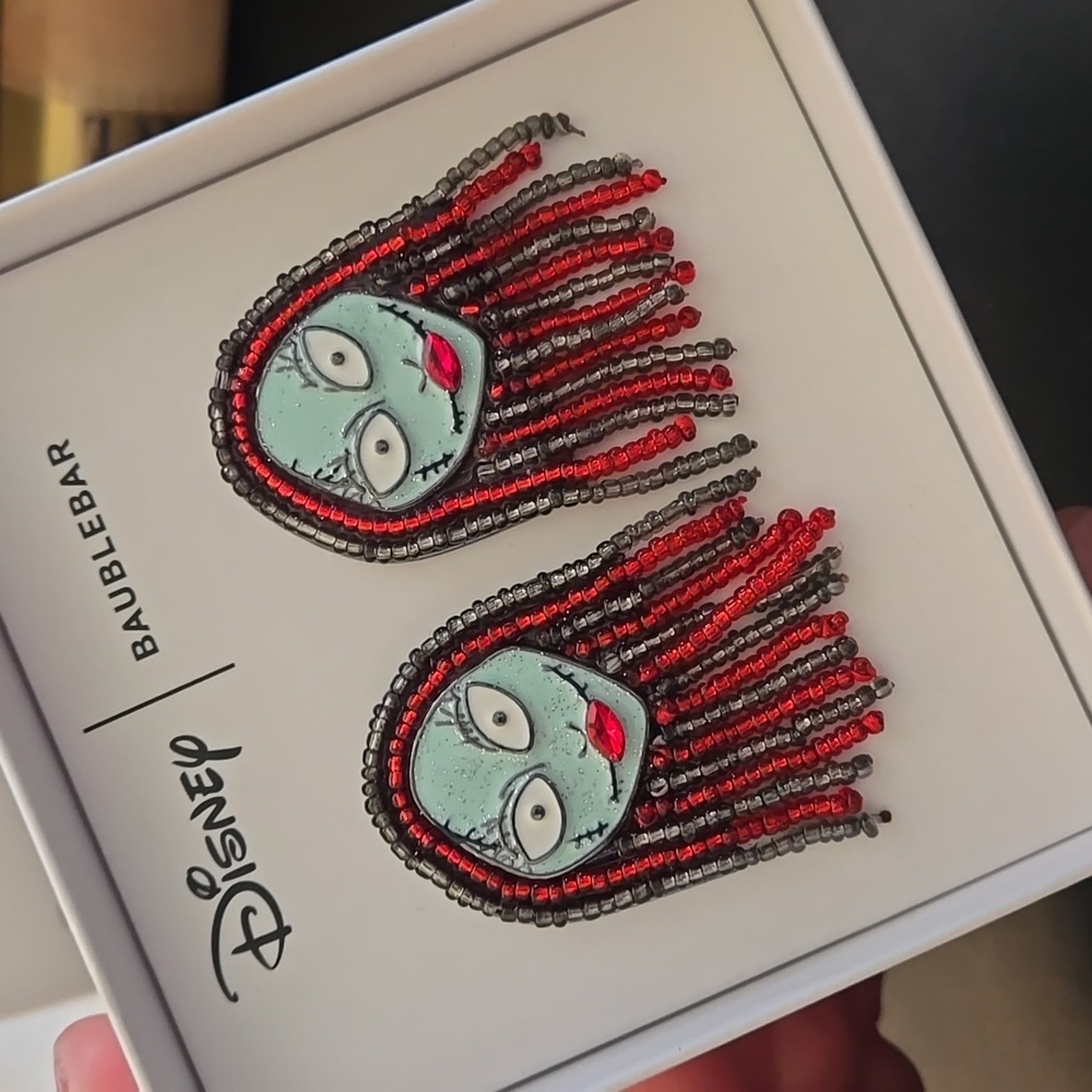 BaubleBar x Disney Beaded Earrings, Sally Nightmare Before Christmas, NWT - Picture 7 of 7